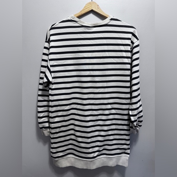 Zara Pink Panther Striped Sweater Dress Size 13/14 - Picture 2 of 3